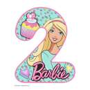 Barbie Number 2 Edible Icing Image